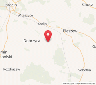 Map of Sośnica, Greater Poland