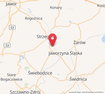 Map of Stanowice, Lower Silesia