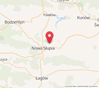 Map of Stara Słupia, Świętokrzyskie