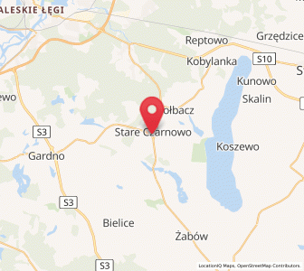 Map of Stare Czarnowo, West Pomerania