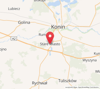Map of Stare Miasto, Greater Poland