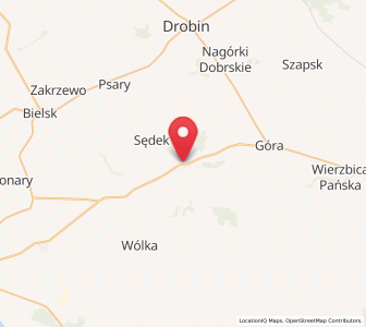 Map of Staroźreby, Mazovia