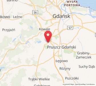 Map of Straszyn, Pomerania