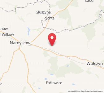 Map of Strzelce, Opole Voivodeship