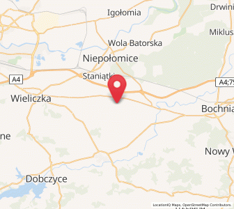 Map of Szczytniki, Lesser Poland