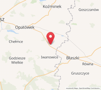 Map of Szczytniki, Greater Poland