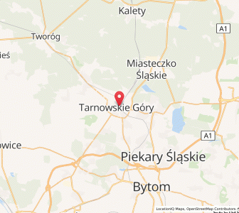 Map of Tarnowitz, Silesia
