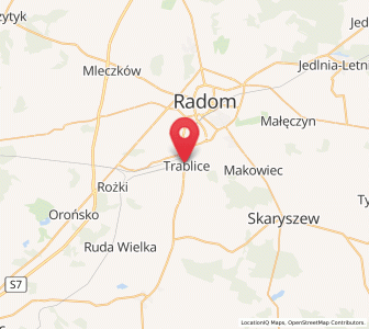Map of Trablice, Mazovia