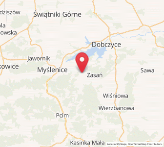 Map of Trzemeśnia, Lesser Poland