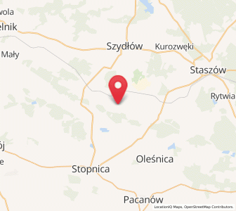 Map of Tuczępy, Świętokrzyskie