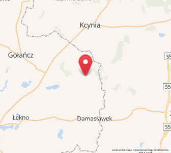 Map of Wapno, Greater Poland