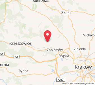 Map of Więckowice, Lesser Poland