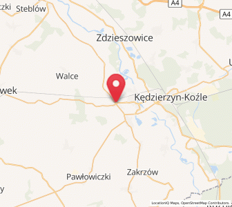 Map of Wiegschütz, Opole Voivodeship