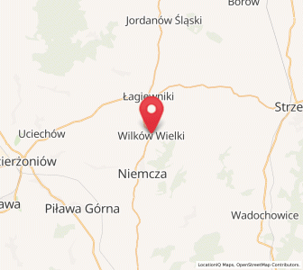 Map of Wilków Wielki, Lower Silesia