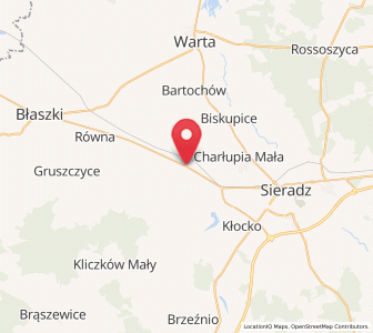 Map of Wróblew, Łódź Voivodeship