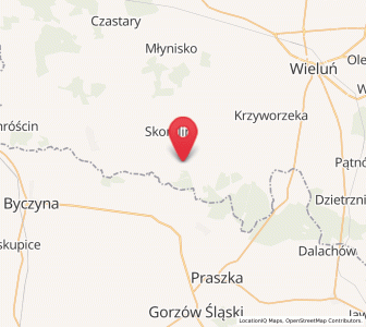 Map of Wróblew, Łódź Voivodeship