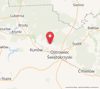 Map of Wymysłów, Świętokrzyskie