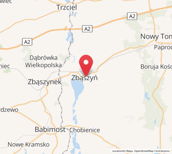 Map of Beutschen, Greater Poland