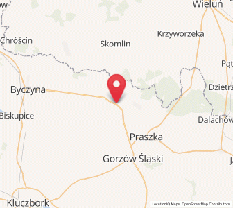Map of Zdziechowice, Opole Voivodeship