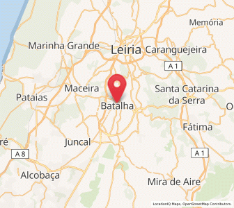 Map of Batalha, Leiria