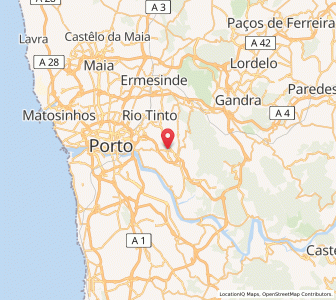 Map of Gondomar, Porto