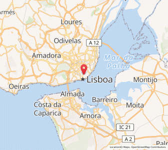 Map of Lissabon, Lisbon
