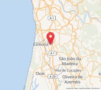 Map of Rio Meão, Aveiro