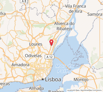 Map of São João da Talha, Lisbon