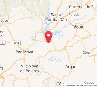 Map of São Pedro de Alva, Coimbra