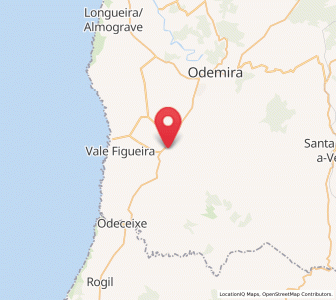 Map of São Teotónio, Beja