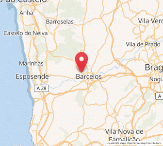Map of Vila Frescainha, Braga
