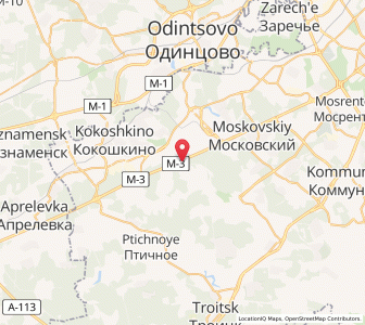 Map of Annino, Moscow Oblast