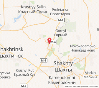 Map of Ayutinskiy, Rostov