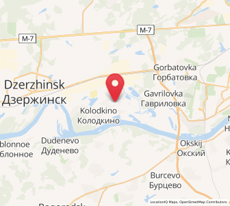 Map of Babino, Nizhny Novgorod Oblast