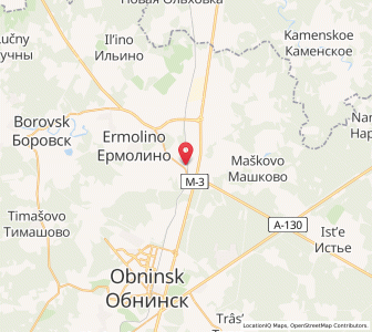 Map of Balabanowo, Kaluga Oblast