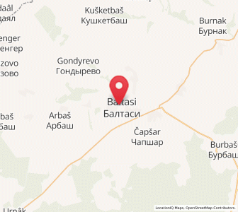 Map of Baltasi, Tatarstan Republic
