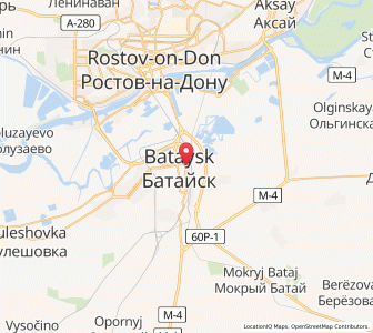 Map of Bataisk, Rostov