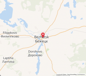 Map of Beschezk, Tver Oblast