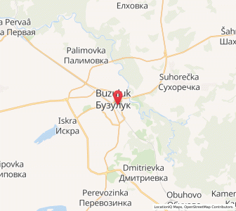 Map of Busuluk, Orenburg Oblast