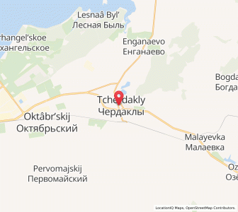 Map of Cherdakly, Ulyanovsk
