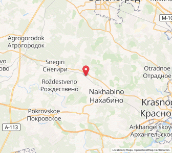Map of Dedowsk, Moscow Oblast