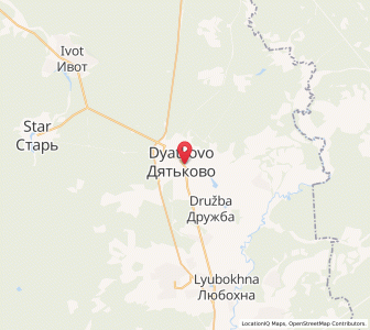 Map of Djatkowo, Bryansk Oblast