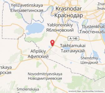 Map of Enem, Adygeya Republic