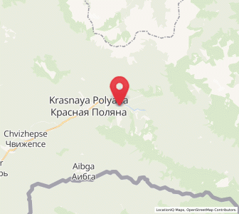 Map of Esto-Sadok, Krasnodar Krai
