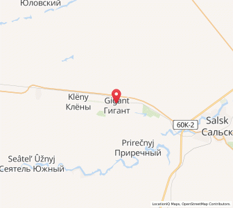 Map of Gigant, Rostov