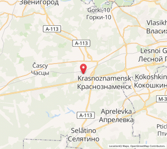 Map of Golizyno, Moscow Oblast