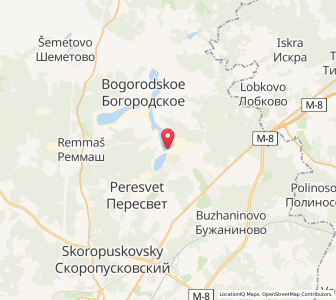 Map of Krasnosawodsk, Moscow Oblast