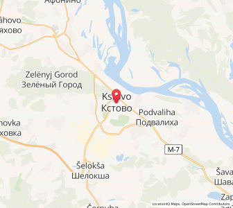 Map of Kstowo, Nizhny Novgorod Oblast