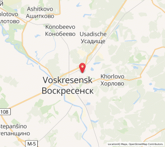 Map of Lopatinskiy, Moscow Oblast