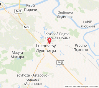 Map of Luchowizy, Moscow Oblast
